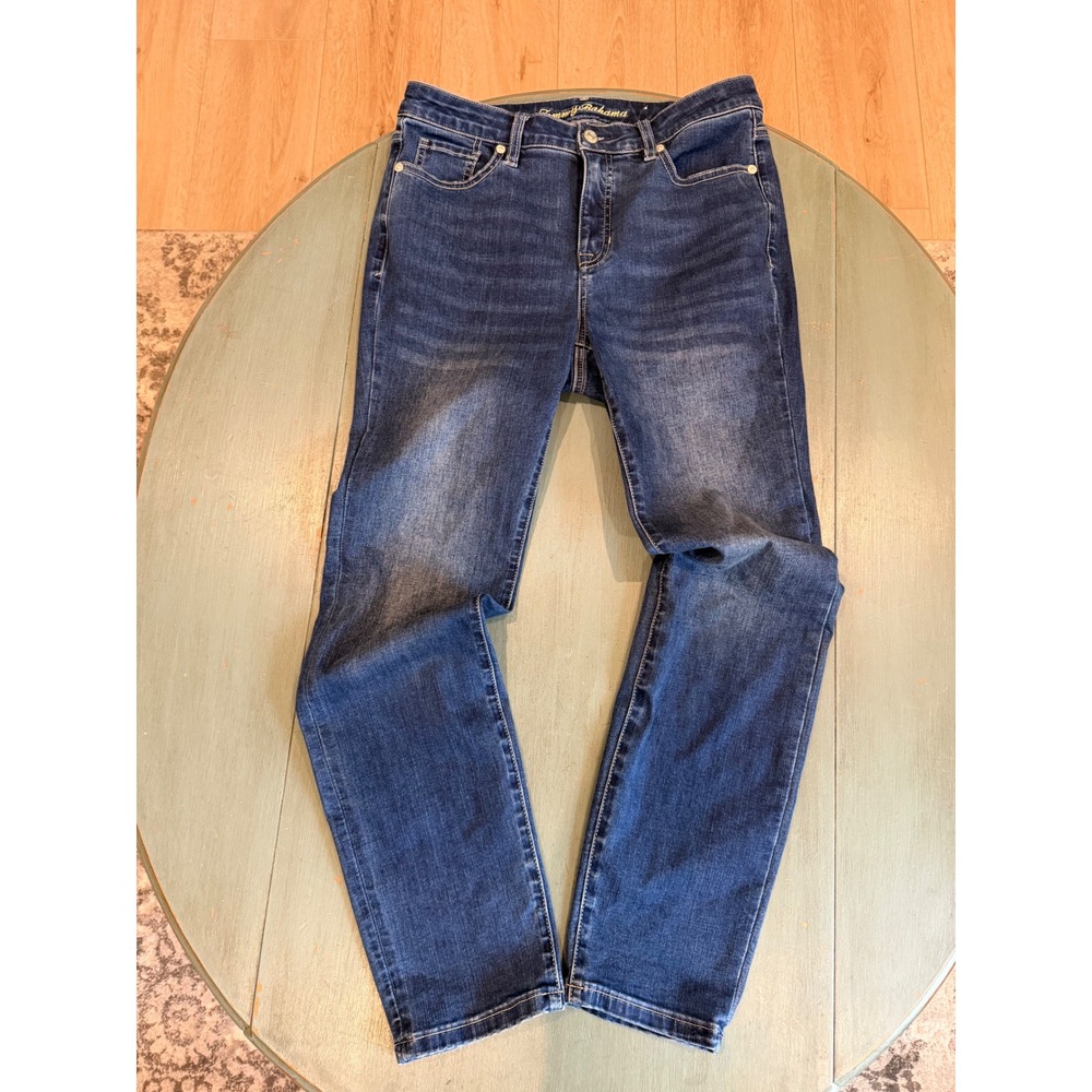 Tommy Bahama Indigo Palms High‎ Rise Ankle Skinny Jeans Dark Wash Womens 6/28